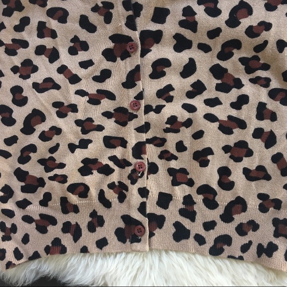Leopard Pattern Cardigan - Picture 5 of 7